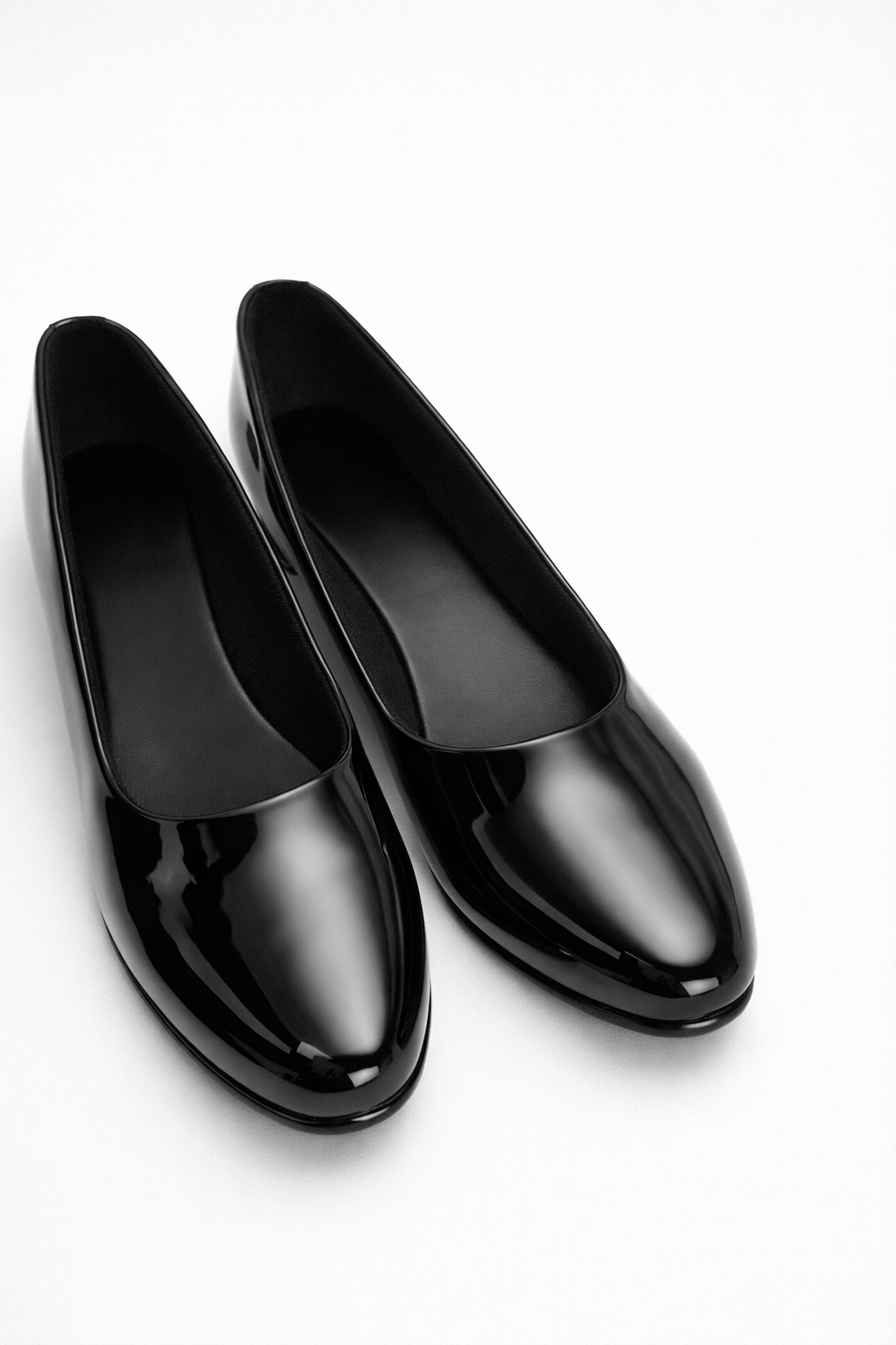 LaVida Black Wedge Heel Round Toe Office Wear Shoes for Women with comfortable cushioned insole and low wedge heel for all-day work comfort